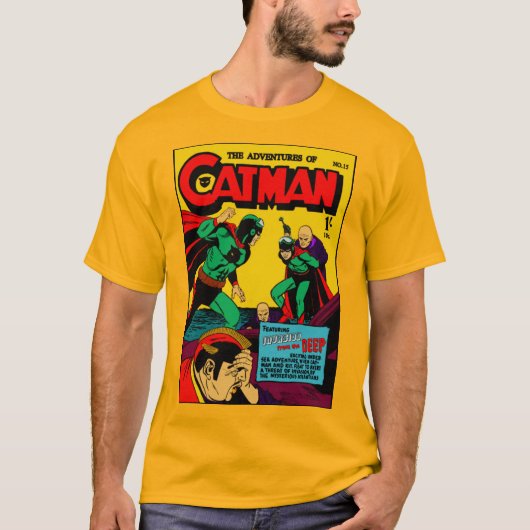 De avonturen van Cat-Man T-Shirt (Voorkant)