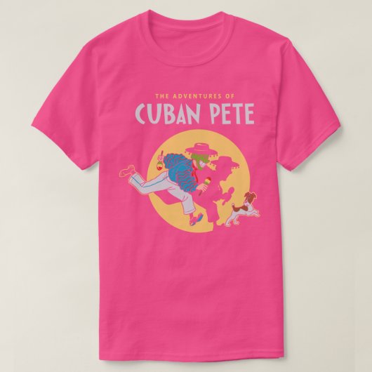 De avonturen van Cuban Pete T-shirt (Design voorkant)