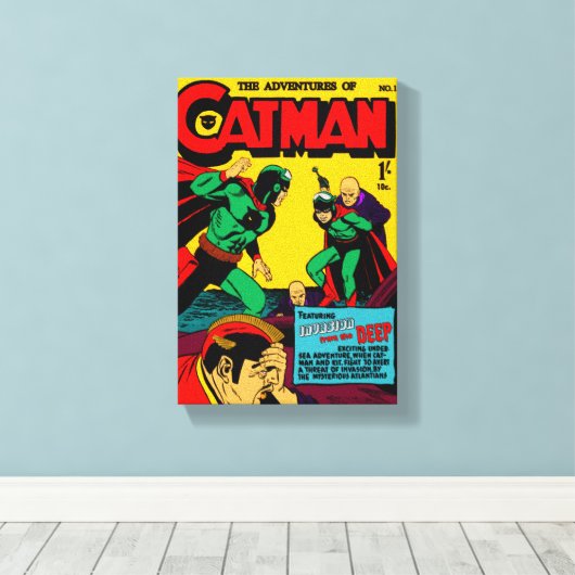 De avonturen van de Afdruk van het Canvas van het  (Insitu (Houten vloer))