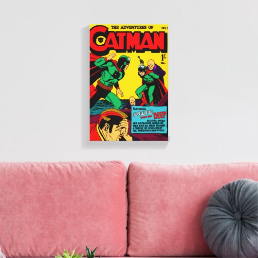 De avonturen van de Afdruk van het Canvas van het  (Insitu (Woonkamer))