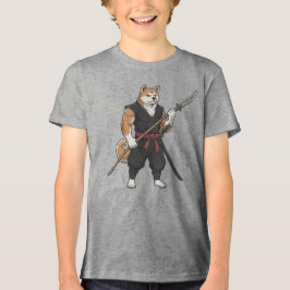 De avonturen van de Akita gladiator hond  Tri-Blend Shirt