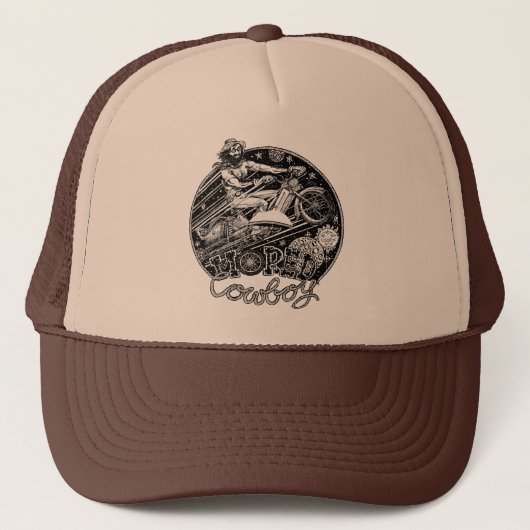 De avonturen van de Moped Cowboy Trucker Pet (Voorkant)