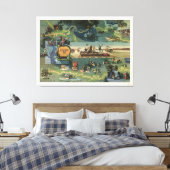 De avonturen van Huckleberry Finn Canvas Afdruk (Insitu (Slaapkamer))
