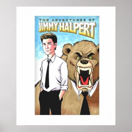 De avonturen van Jimmy Halpert Poster (Voorkant)