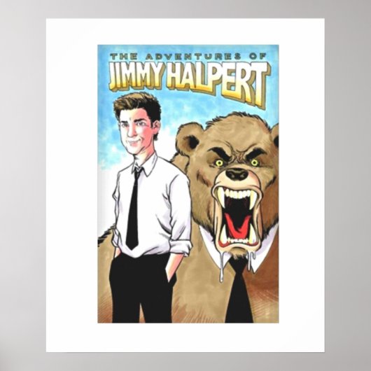 De avonturen van Jimmy Halpert Poster (Voorkant)