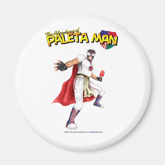 De avonturen van Paleta Man Magneet (Voorkant)