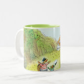 De avonturen van Ted, Ed en Caroll Tweekleurige Koffiemok (Voorkant links)