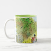 De avonturen van Ted, Ed en Caroll Tweekleurige Koffiemok (Links)