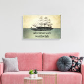 De avonturen zijn Worthwhile Canvas (Insitu (Woonkamer))