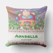 De avonturistische lamphouder met bewerkbare tekst kussen (Voorkant)