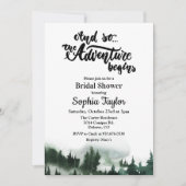 De Avontuur Begint Bruiloft Uitnodiging (Voorkant)