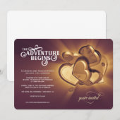 De Avontuur Begint Trouw Uitnodiging (Versie 2) (Voorkant / Achterkant)