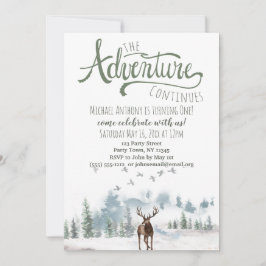 De Avontuur Verder in het Bos Verjaardag Kaart