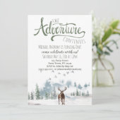 De Avontuur Verder in het Bos Verjaardag Kaart (Staand voorkant)