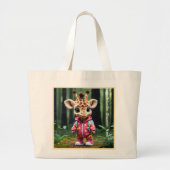 De avontuurlijke Giraffe Grote Tote Bag (Voorkant)