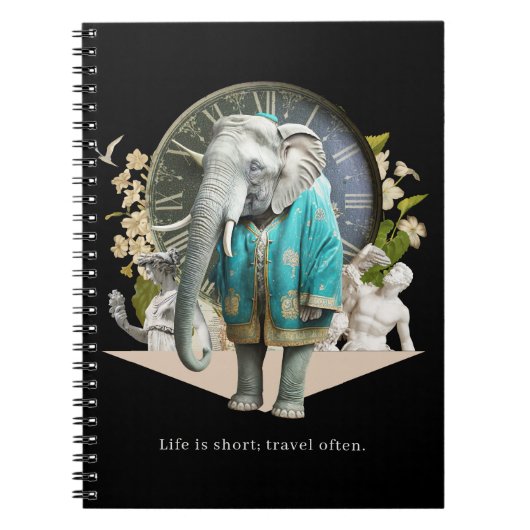 De avontuurlijke reisofferte notitieboek (Voorkant)