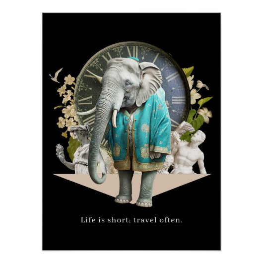 De avontuurlijke reisofferte perfect poster (Voorkant)