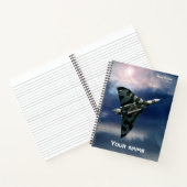 De Avro Vulcan deltavleugel bommenwerper, jouw naa Notitieboek (Binnen)