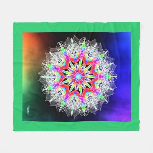 De "Awakening Fleece Blanket" (Voorkant (Horizontaal))