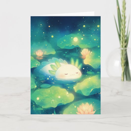 De Axolotl Bloemendroom Kaart (Voorkant)