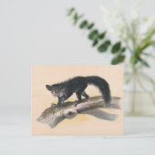 De Aye-Aye van Joseph Wolf Briefkaart (Staand voorkant)