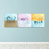 De Ayurvedische Doshas - omwikkeld canvas (Insitu (Houten vloer))