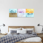 De Ayurvedische Doshas - omwikkeld canvas (Insitu (Slaapkamer))