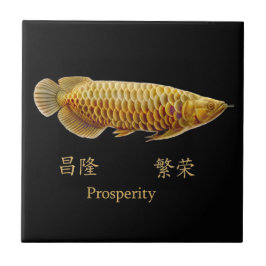 De Aziatische Arowana ProWelvaart Tile Tegeltje
