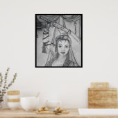 De Aziatische keizerin Poster (Keuken)