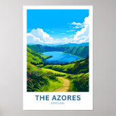 De Azoren Portugal Reisprint Poster (Voorkant)