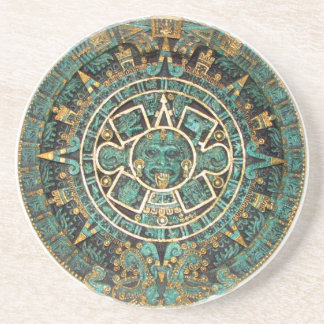 De Aztec-kalender Zandsteen Onderzetter