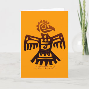 De AZTEEKSE Geest van de Vogel ~ Feestdagen Kaart