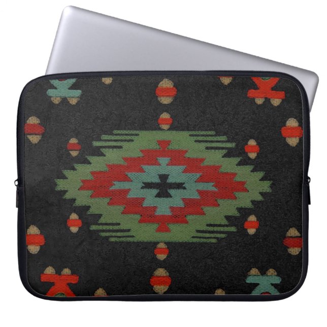 De Azteken Laptop Sleeve (Voorkant)