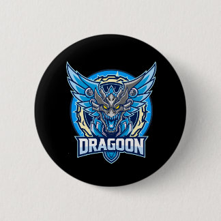 De Azure Dragoon - Storm Heritage-editie uit de ja Ronde Button 5,7 Cm