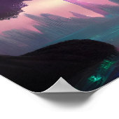 De Azure Hills van Aerthian Poster (Hoek)