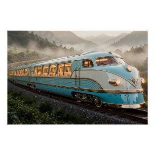 De Azure Rail Perfect Poster