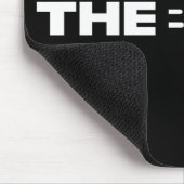 "De B-Cast" zwarte mousepad Muismat (Hoek)