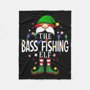 De B Vis Elf Kerst Familie Pyjama Feestje Fleece Deken