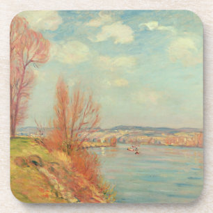 De baai en de rivier, 1901 (olie op canvas) onderzetter