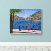 De baai van Balaklava, 1927 Canvas Afdruk (Insitu (Houten vloer))