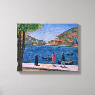 De baai van Balaklava, 1927 Canvas Afdruk