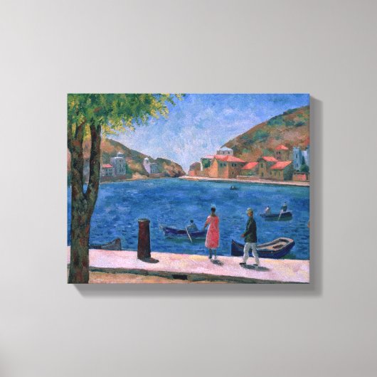 De baai van Balaklava, 1927 Canvas Afdruk (Voorkant)