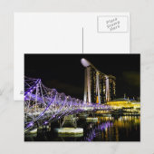 De Baai van de jachthaven, Singapore - Briefkaart (Voorkant / Achterkant)