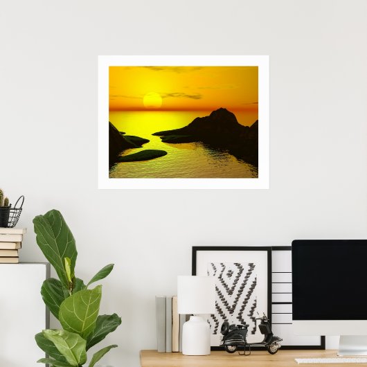 De baai van Eros Poster (Thuiskantoor)