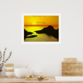 De baai van Eros Poster (Keuken)