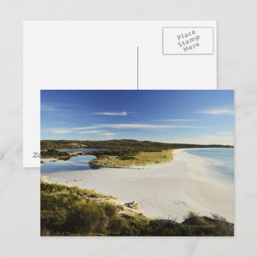 De baai van Fires aan de oostkust van Tasmanië Briefkaart (Voorkant / Achterkant)