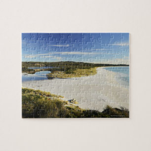 De baai van Fires aan de oostkust van Tasmanië Legpuzzel