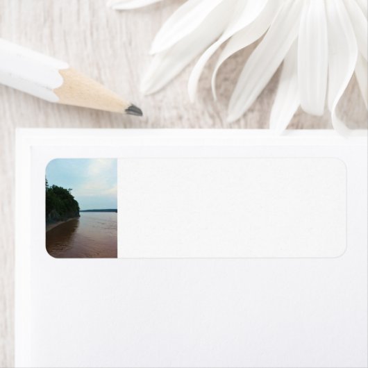 De baai van Fundy Etiket (Insitu)