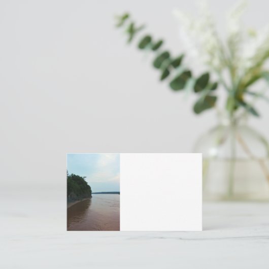 De baai van Fundy Visitekaartje (Staand voorkant)