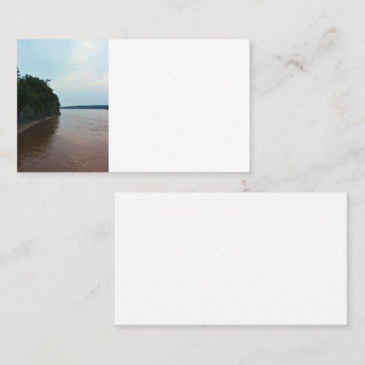 De baai van Fundy Visitekaartje (Voorkant / Achterkant)